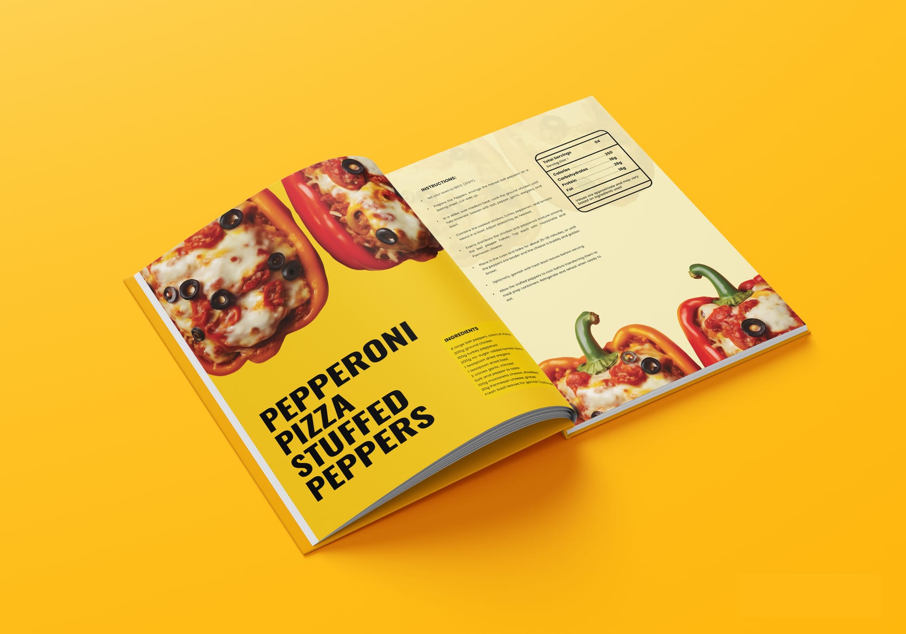 ZackChugs Meal-Prep Cookbook — Pepperoni pizza peppers